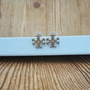 Tory Burch Logo Earrings